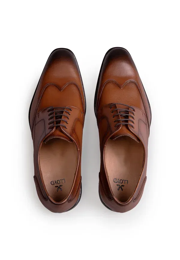 Ботинки Lloyd, модель Smart lace ups, цвет коньяк — фото 3