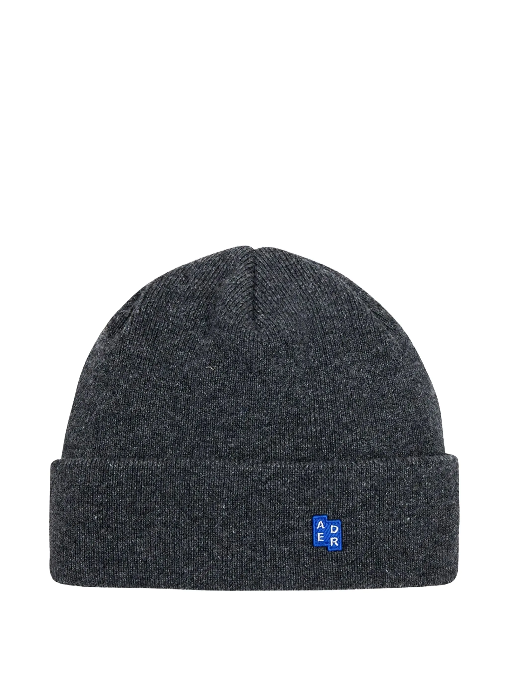 

Шапка из смесовой шерсти с нашивкой-логотипом Ader Error, серый