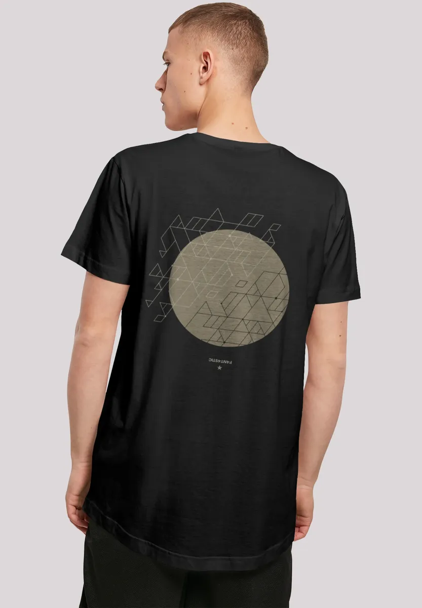 

F4NT4STIC Футболка "Geometrics Grey", принт, черный