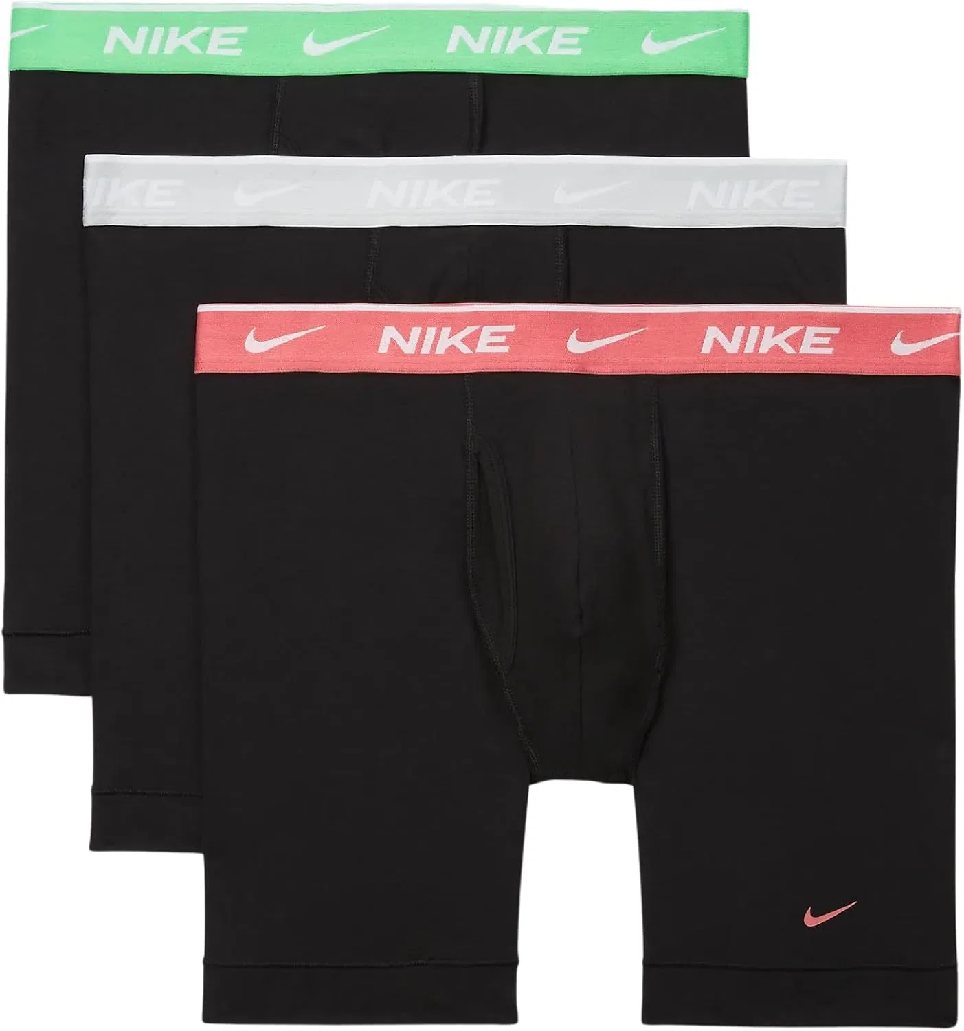 Боксеры хлопковые Nike Melon/Grey/Black