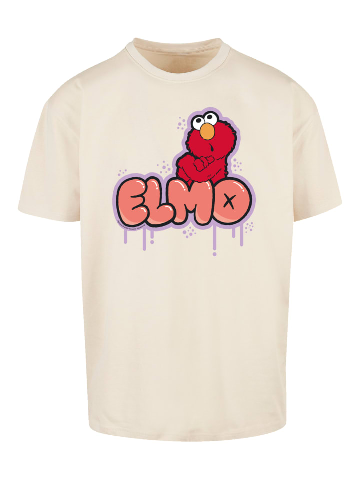 

Футболка F4NT4STIC Heavy Oversize T-Shirt Sesamstraße Elmo NO, песочный