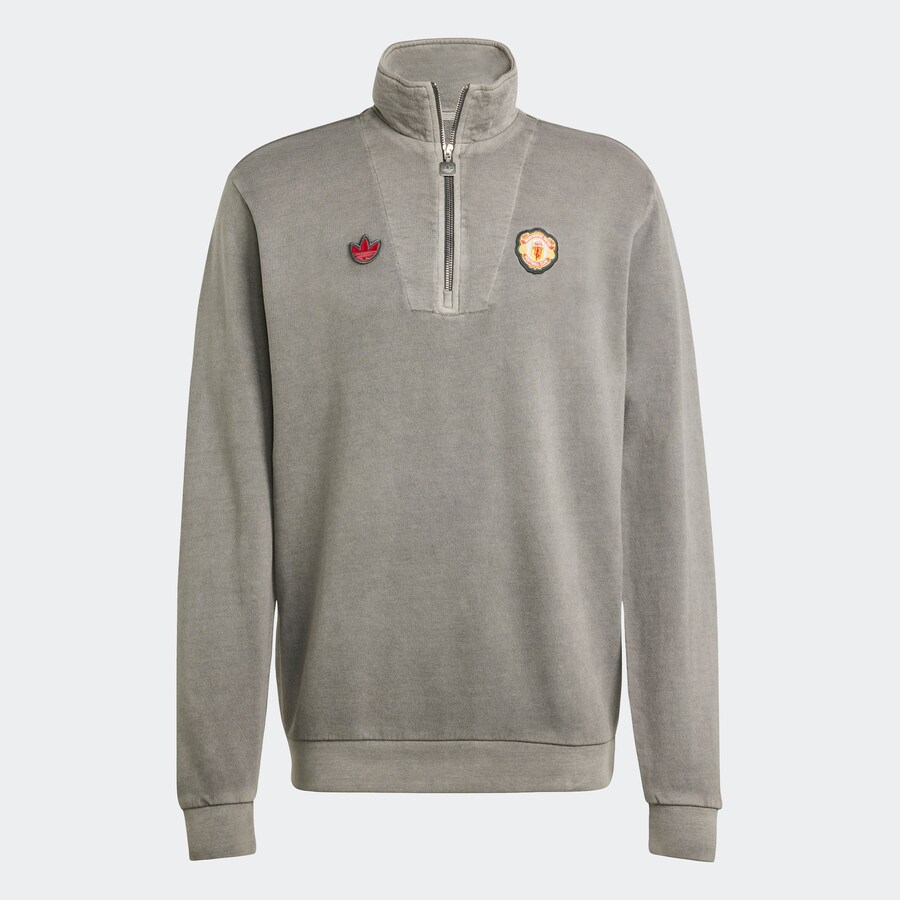 

Толстовка ADIDAS ORIGINALS Manchester United Terrace Icons, серый