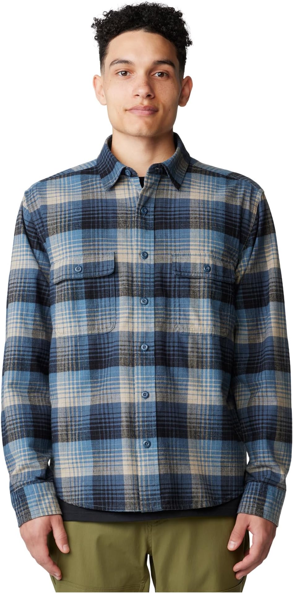 

Рубашка Mountain Hardwear Dusk Creek Flannel Long Sleeve Shirt, цвет Asiatic Blue Glasshouse Plaid