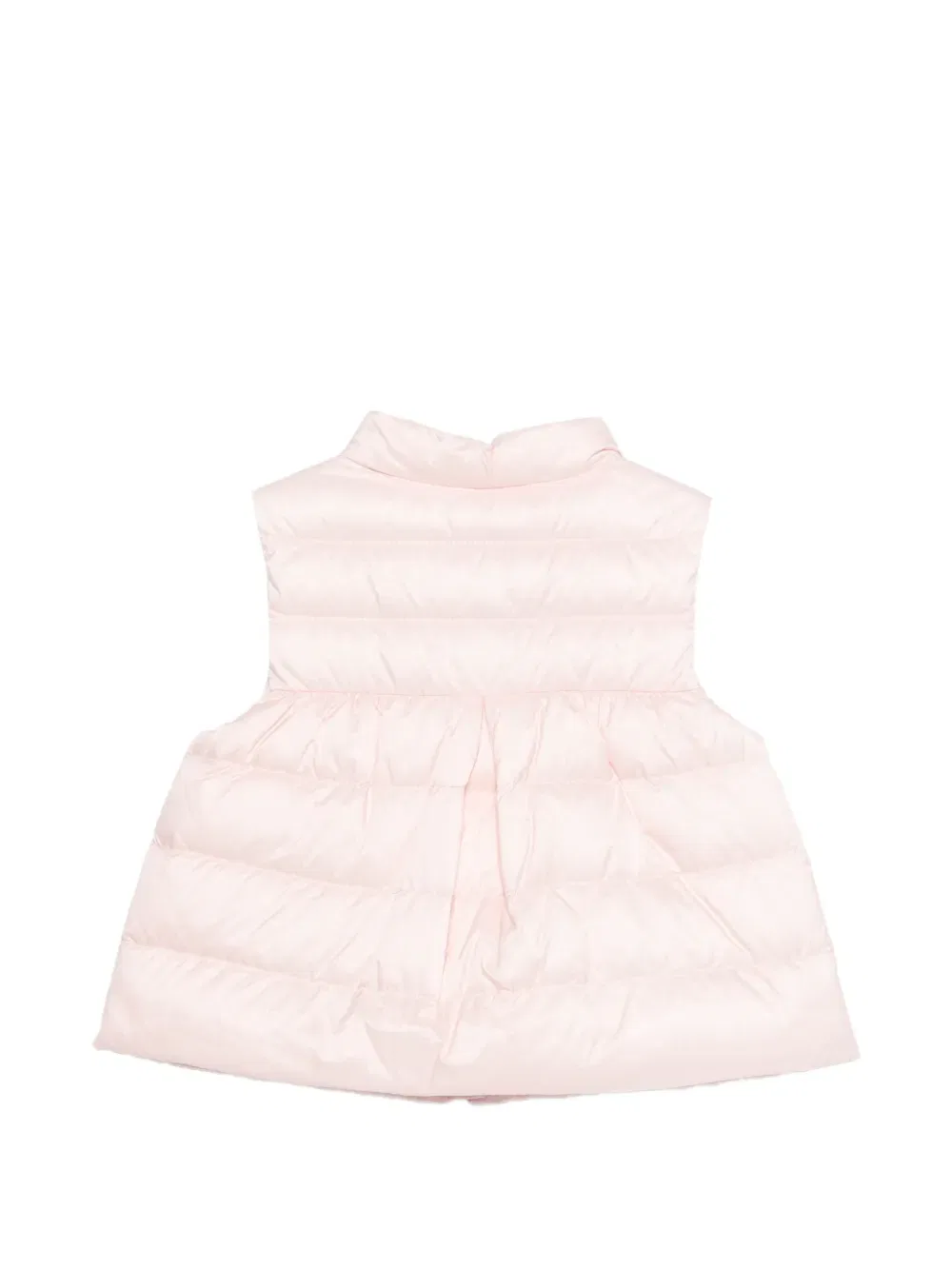 Стеганый жилет с эмблемой Hiva Moncler Enfant, розовый — фото 2