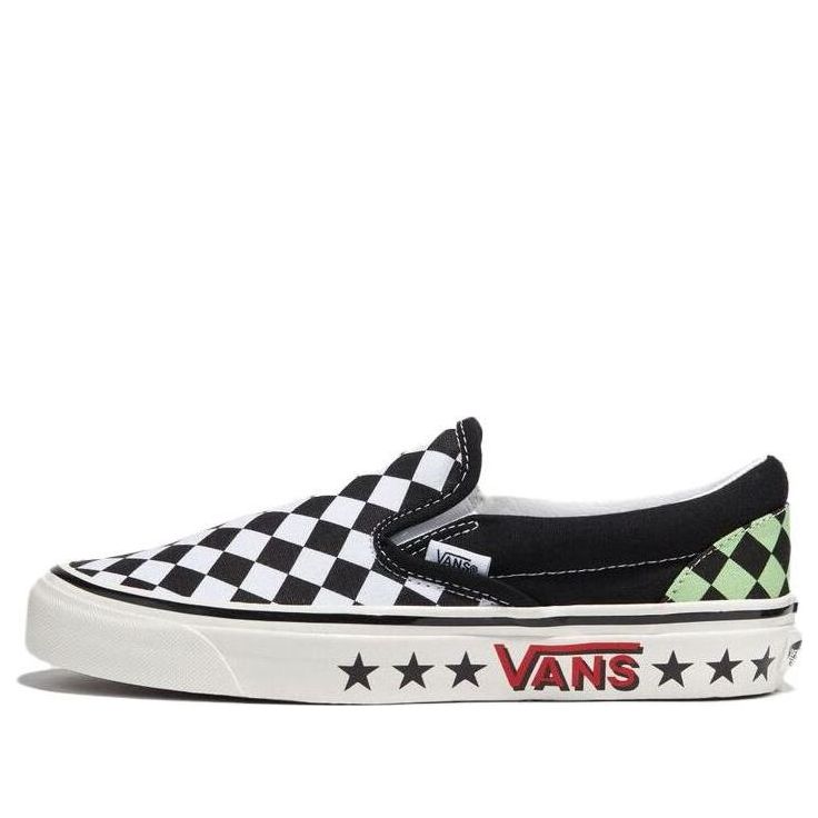 

Кроссовки Vans Classic Slip-On 98 DX 'Black White', черный