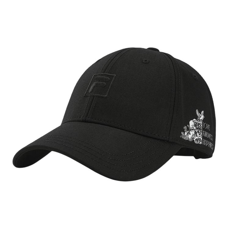 

FILA Полиэстеровая бейсболка унисекс черно-коричневая, Black