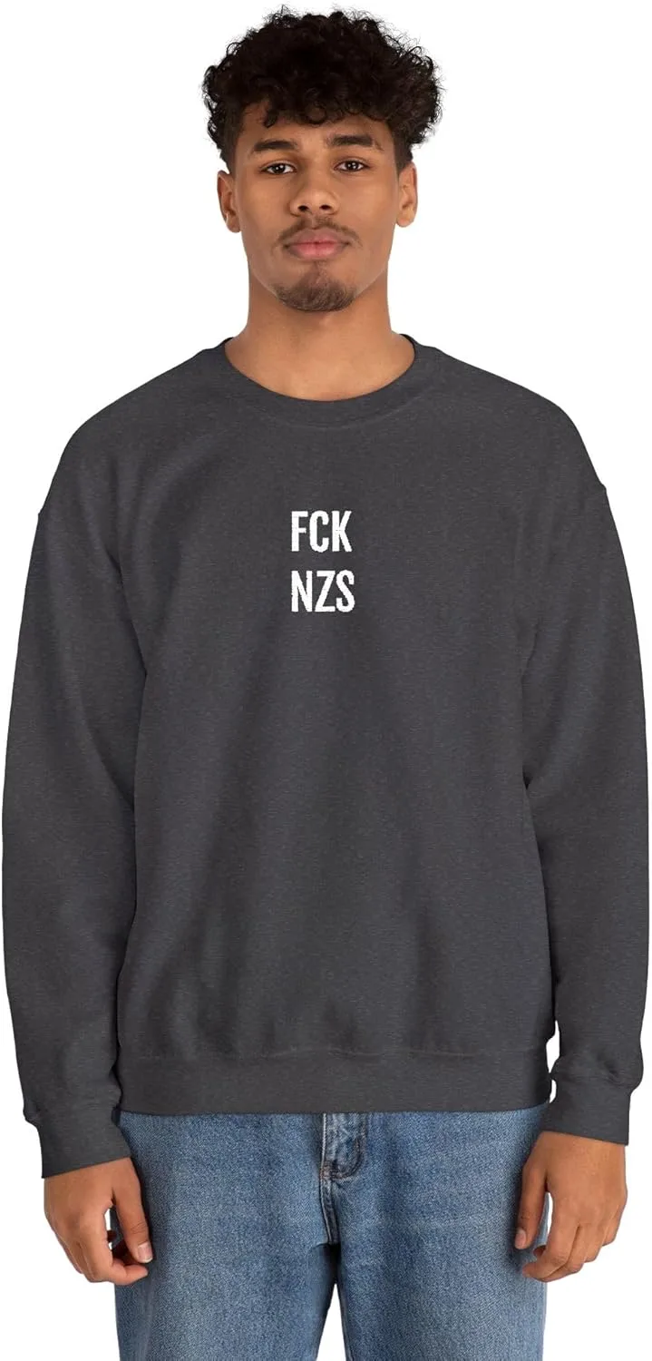 Вышитый FCK NZS унисекс свитшот, антифашистский — фото 3