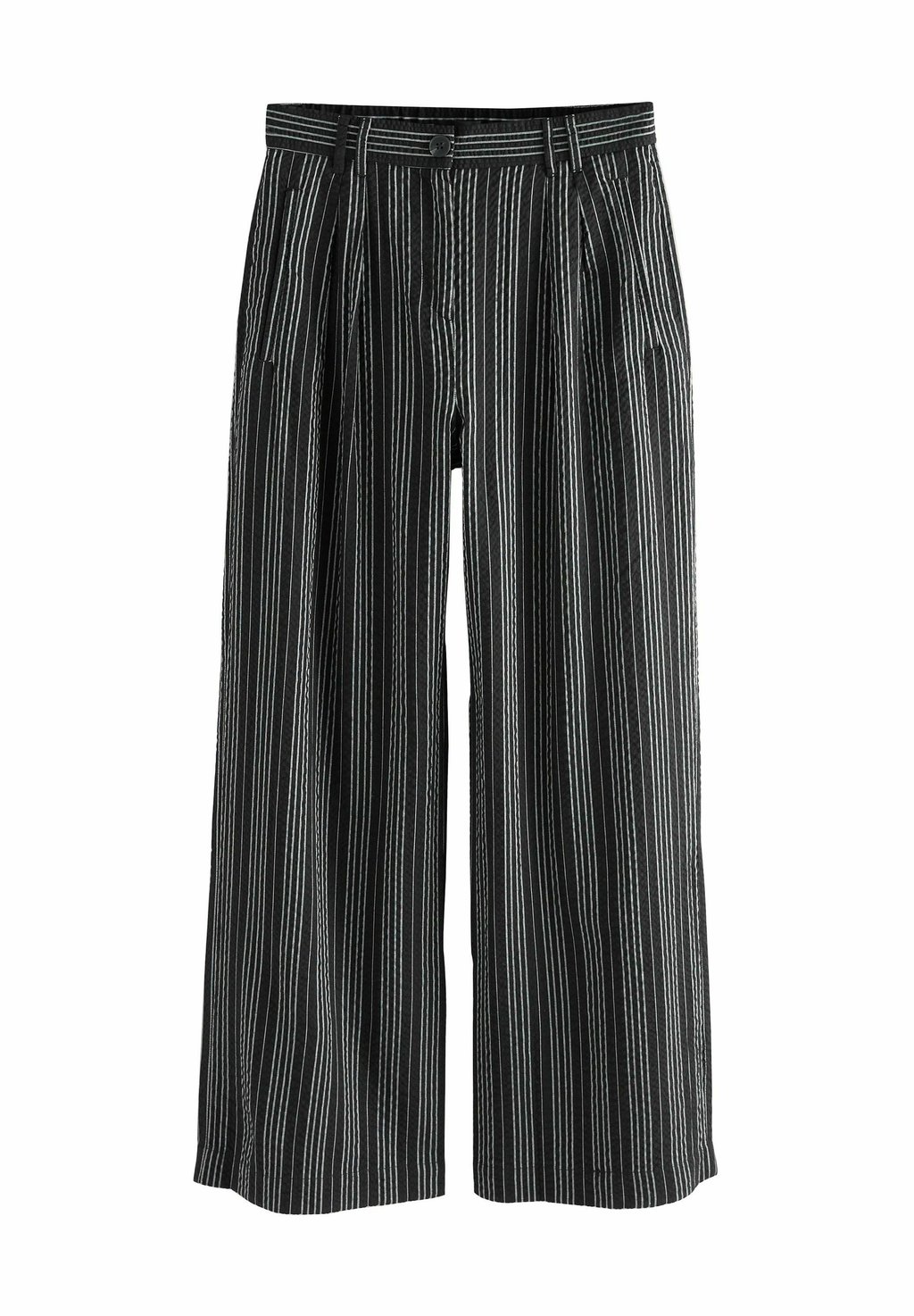 

Брюки STRAIGHT LEG TEXTURED STRIPED Next, черный