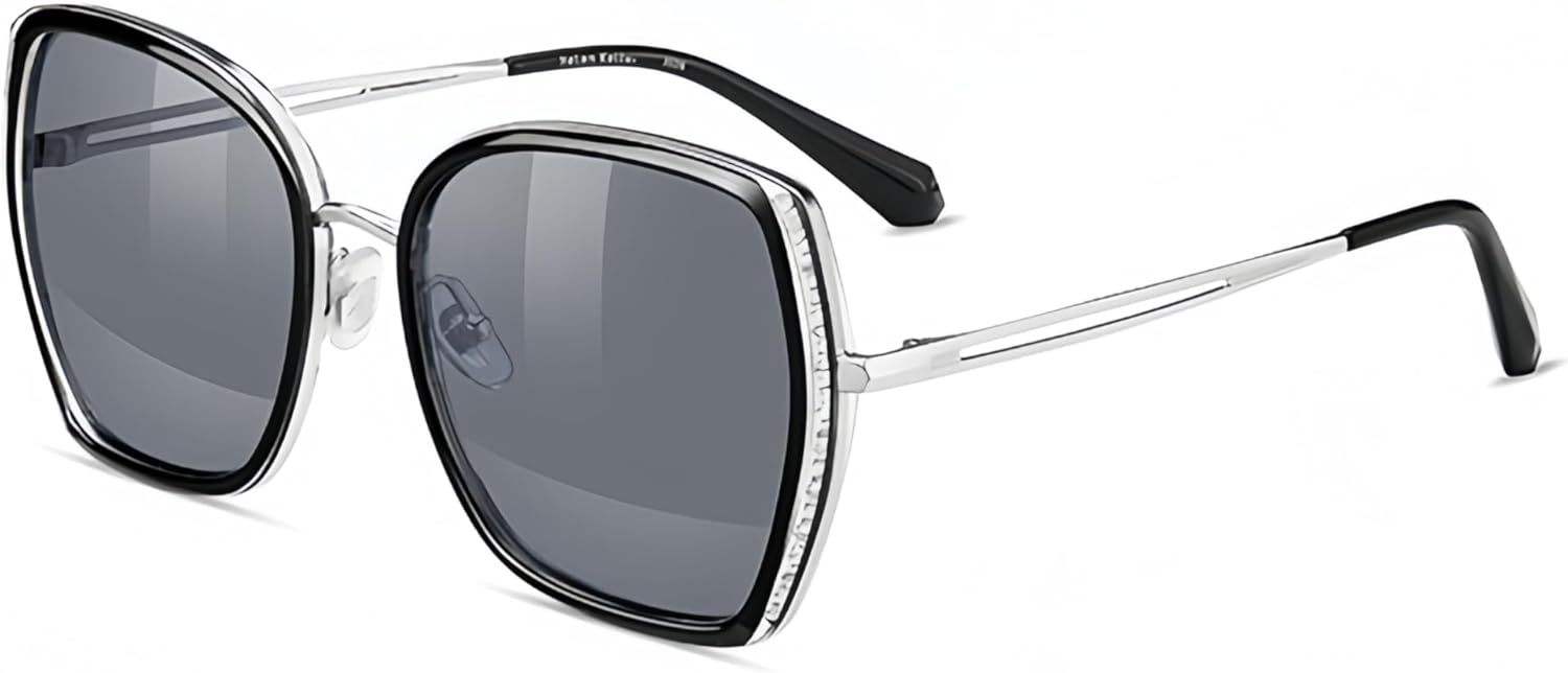 

Женские солнцезащитные очки HEPTICS, квадратные, с кристаллами, поляризованные, UV400, золотистая оправа, серые градиентные линзы, Metal+tr Combination+nylon Polarized