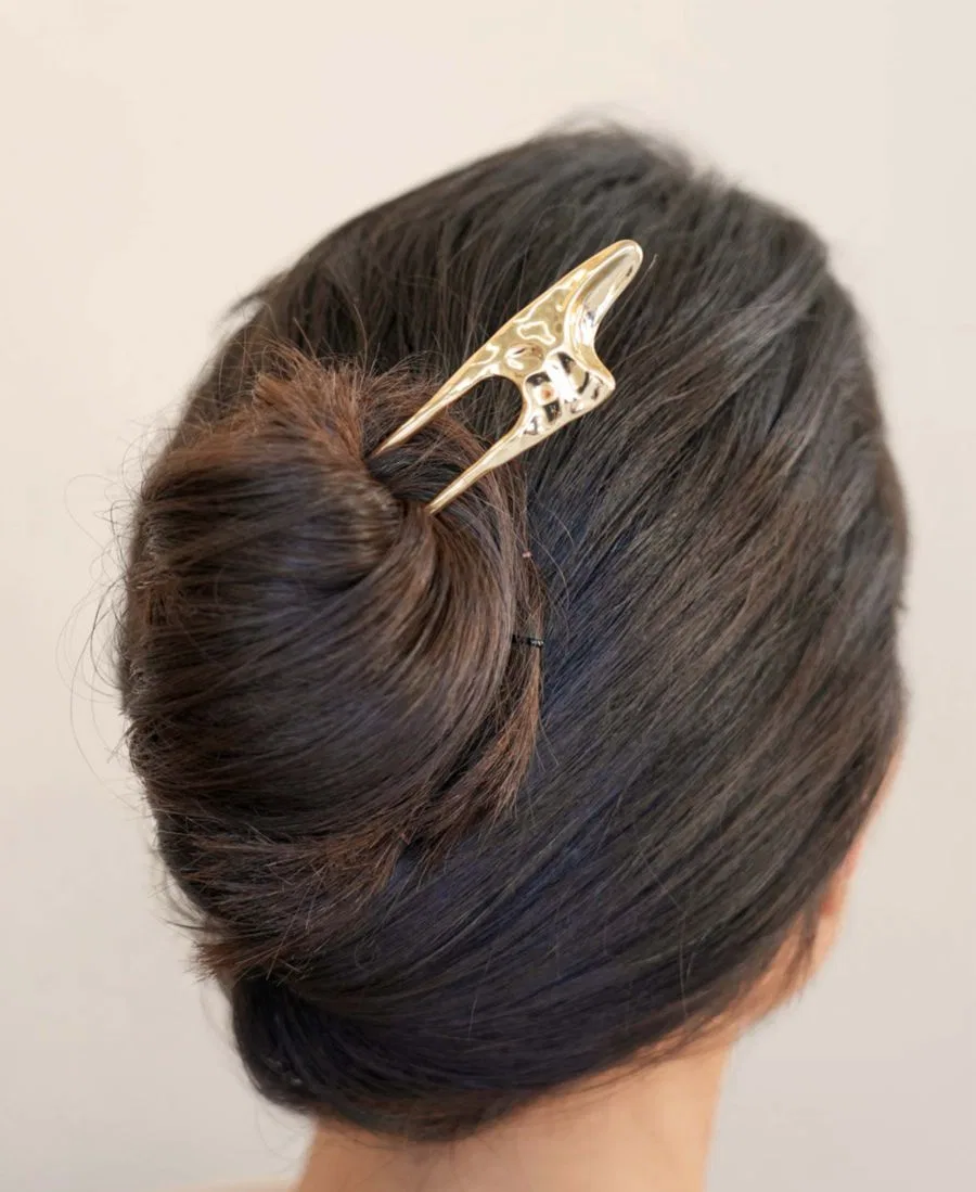 Заколка для волос Liquid Lux Ettika, золотой — фото 3