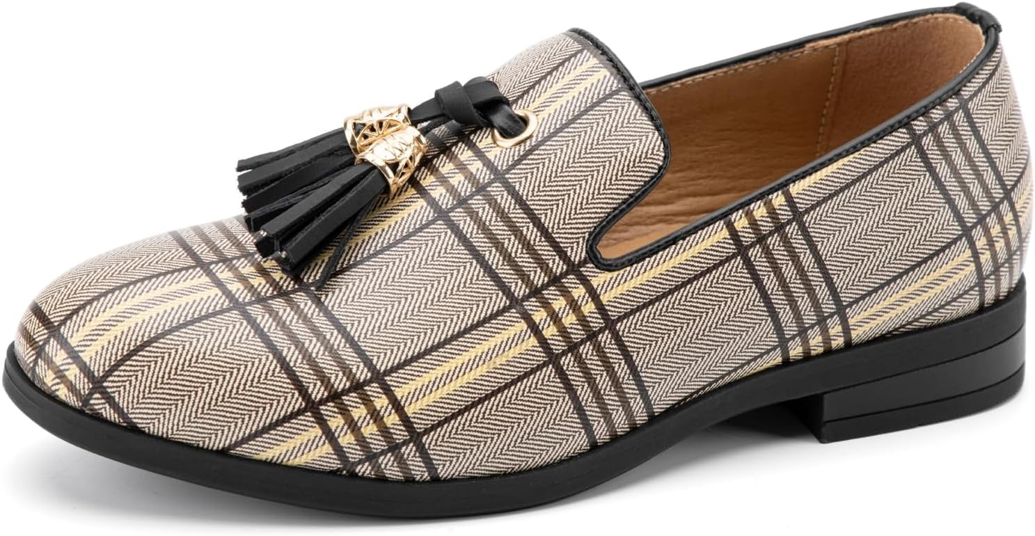 

Кожаные лоферы JITAI для мальчиков, коричневый