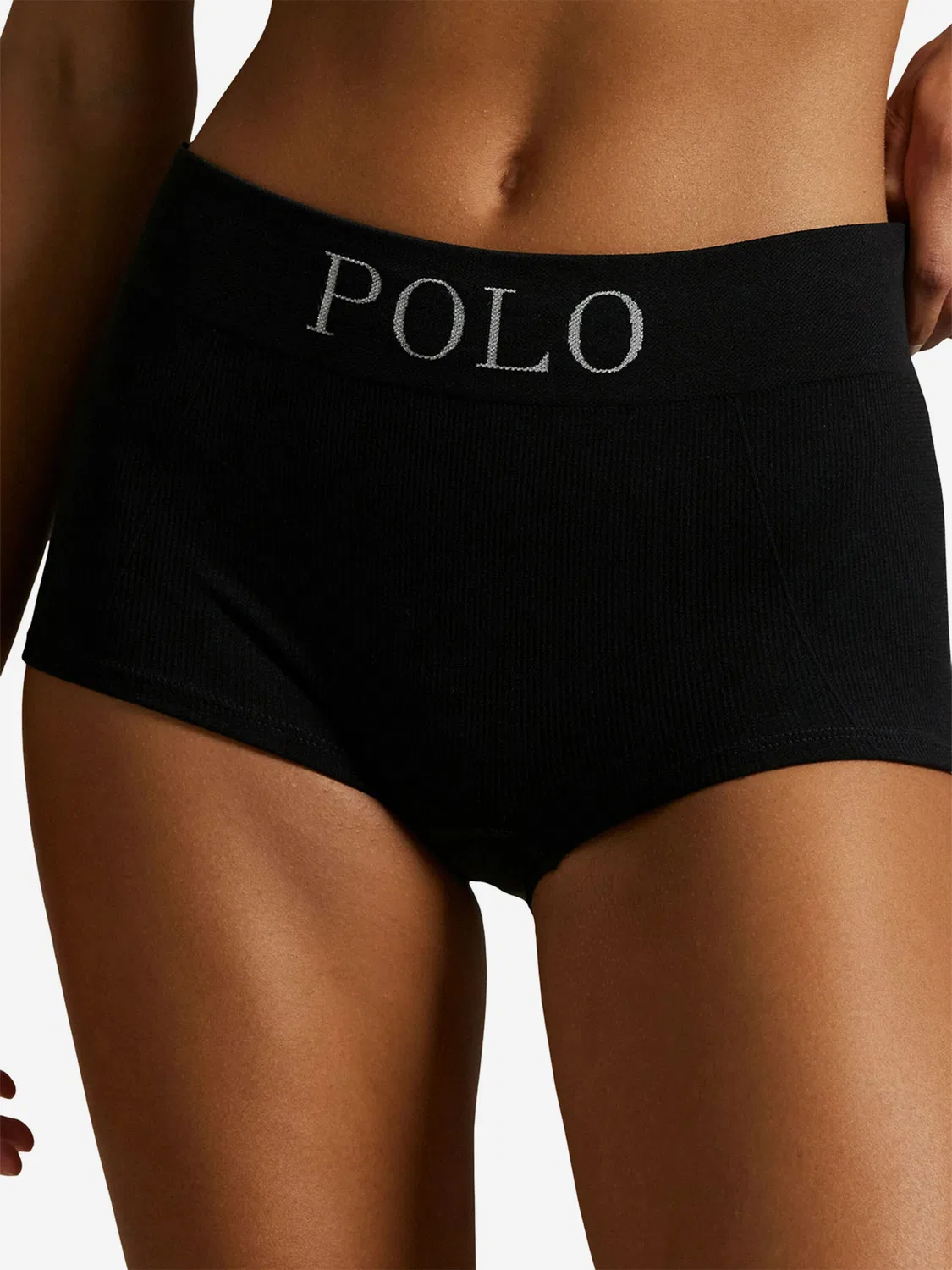 Шортики ' Ribbed Seamless ' Polo Ralph Lauren, Black — фото 3