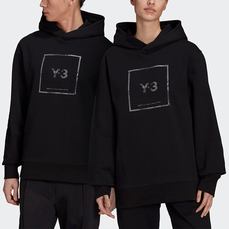 Худи Y-3 SS21 Logo Printing Unisex Black, черный — фото 2