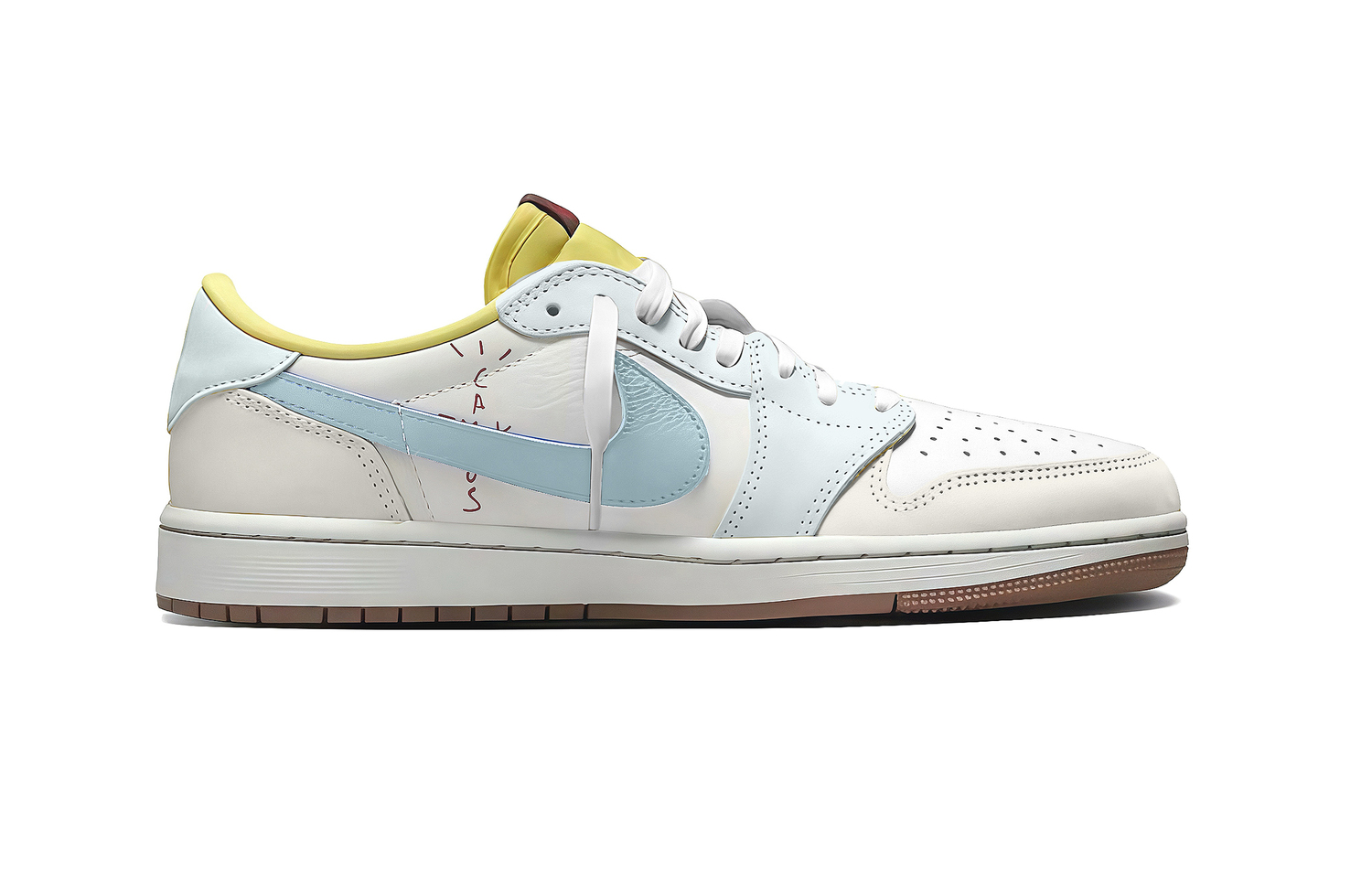 Кроссовки Air 1 Vintage Unisex низкие Jordan, серый/белый — фото 2