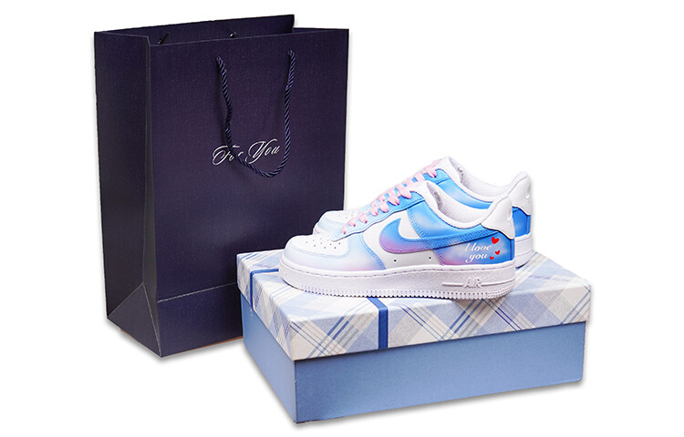 

Кроссовки Nike Air Force 1 Skateboard Shoes Women's Low-Top Blue/White