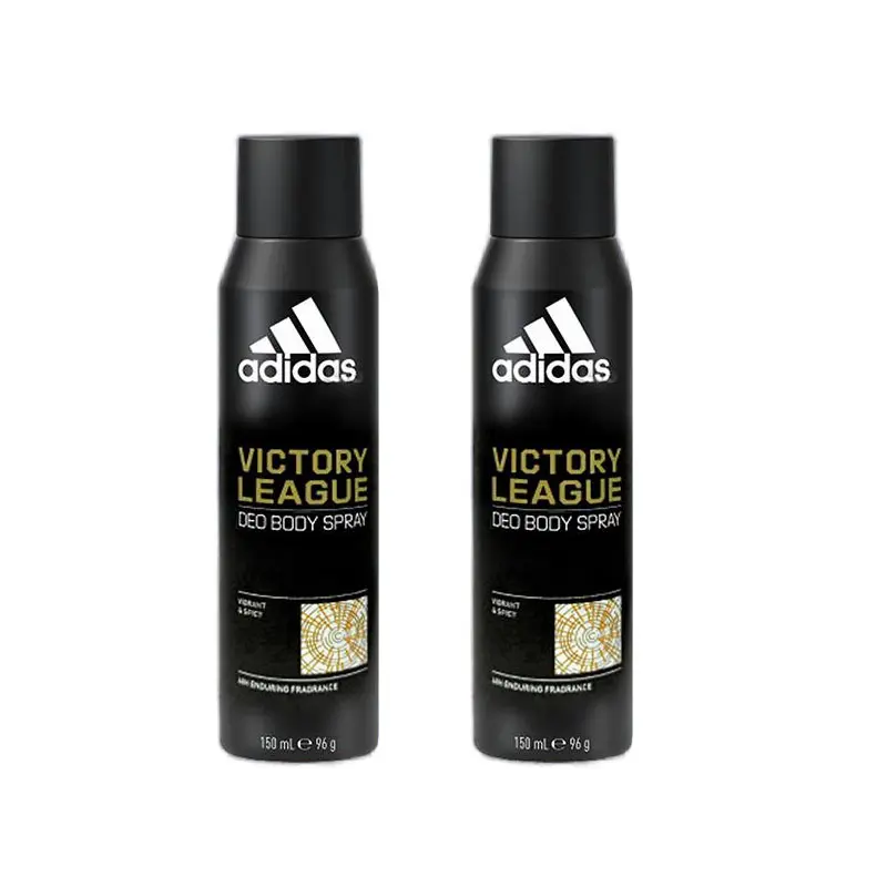 Освежающий спрей для тела Sports Soothing с дезодорирующим эффектом и стойким ароматом лимона, 150 мл/флакон Adidas, [brand-new upgraded]conquer spray 150ml*2 pcs