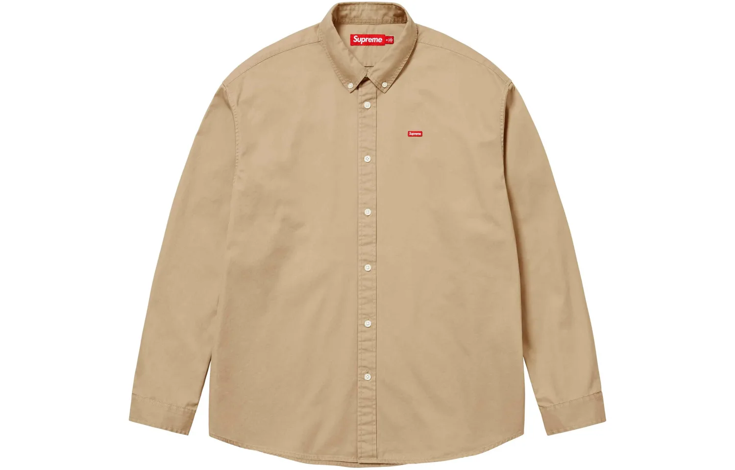 Джинсовая рубашка Small Box Supreme, Tan/Tan