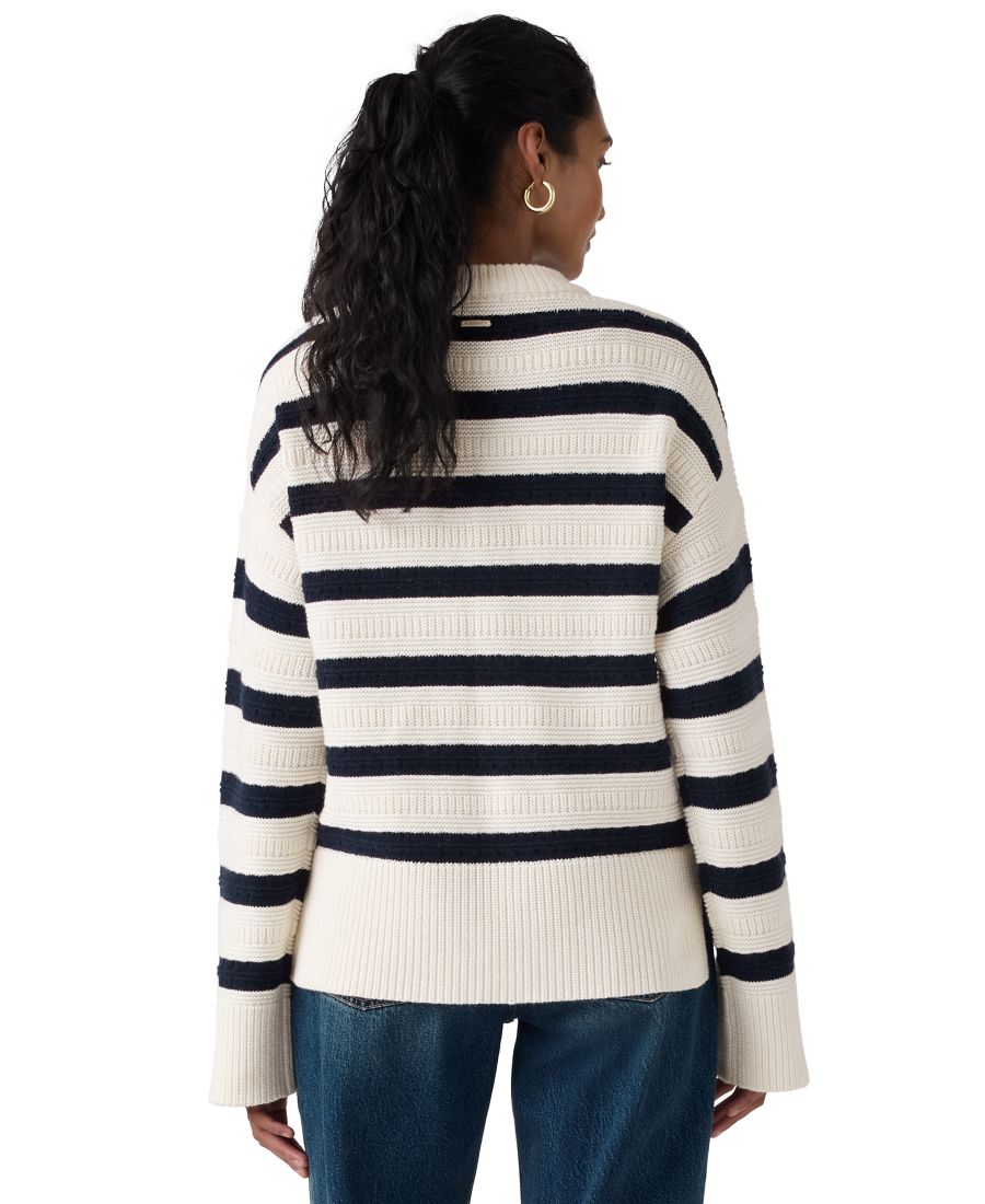 Женский свитер Candide с круглым вырезом Levi's, Emma Stripe Egret — фото 3