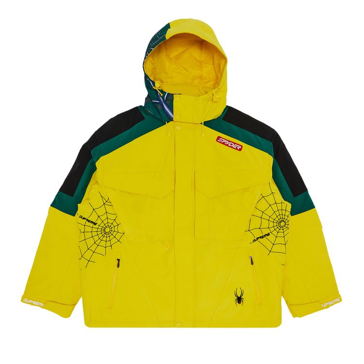 

Куртка Supreme x Spyder Technical Jacket Yellow, желтый