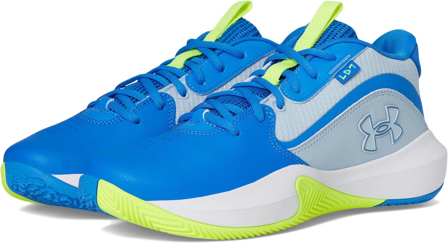 Кроссовки Unisex Under Armour Lockdown 7, Blue Calm/Blue Atlantis/Metallic Blue Calm