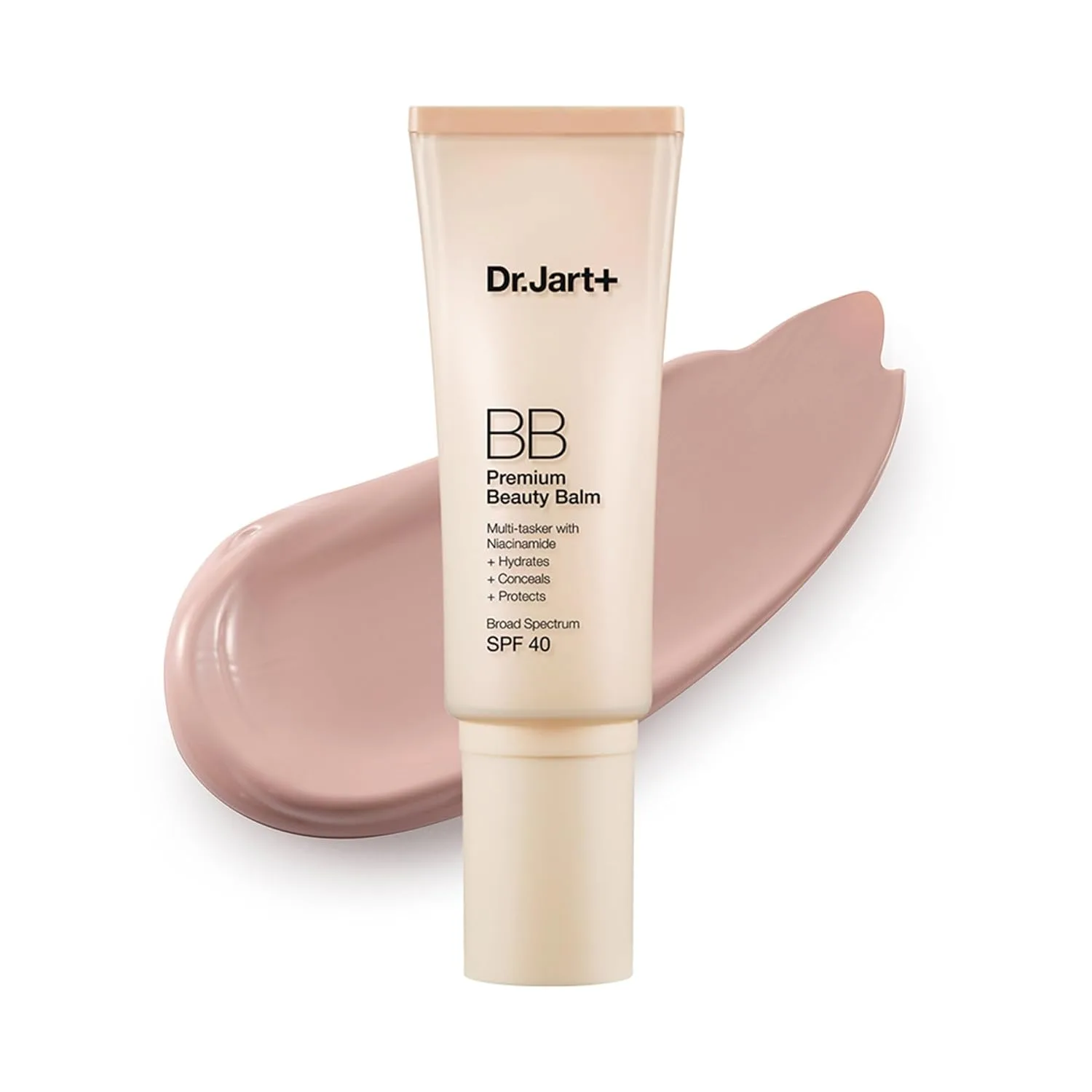Dr.Jart+ Premium BB Корейский тонирующий увлажняющий крем с SPF 40 и ниацинамидом | BB-крем | Тонирующий крем | Корейская косметика, 1,35 жидких унций, 02 - Fair - Light