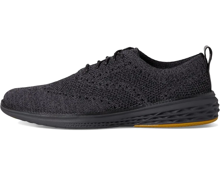 Оксфорды Cole Haan Grand Hurrion Stitchlite Wing Tip Oxford, Black/Periscope/Black — фото 4