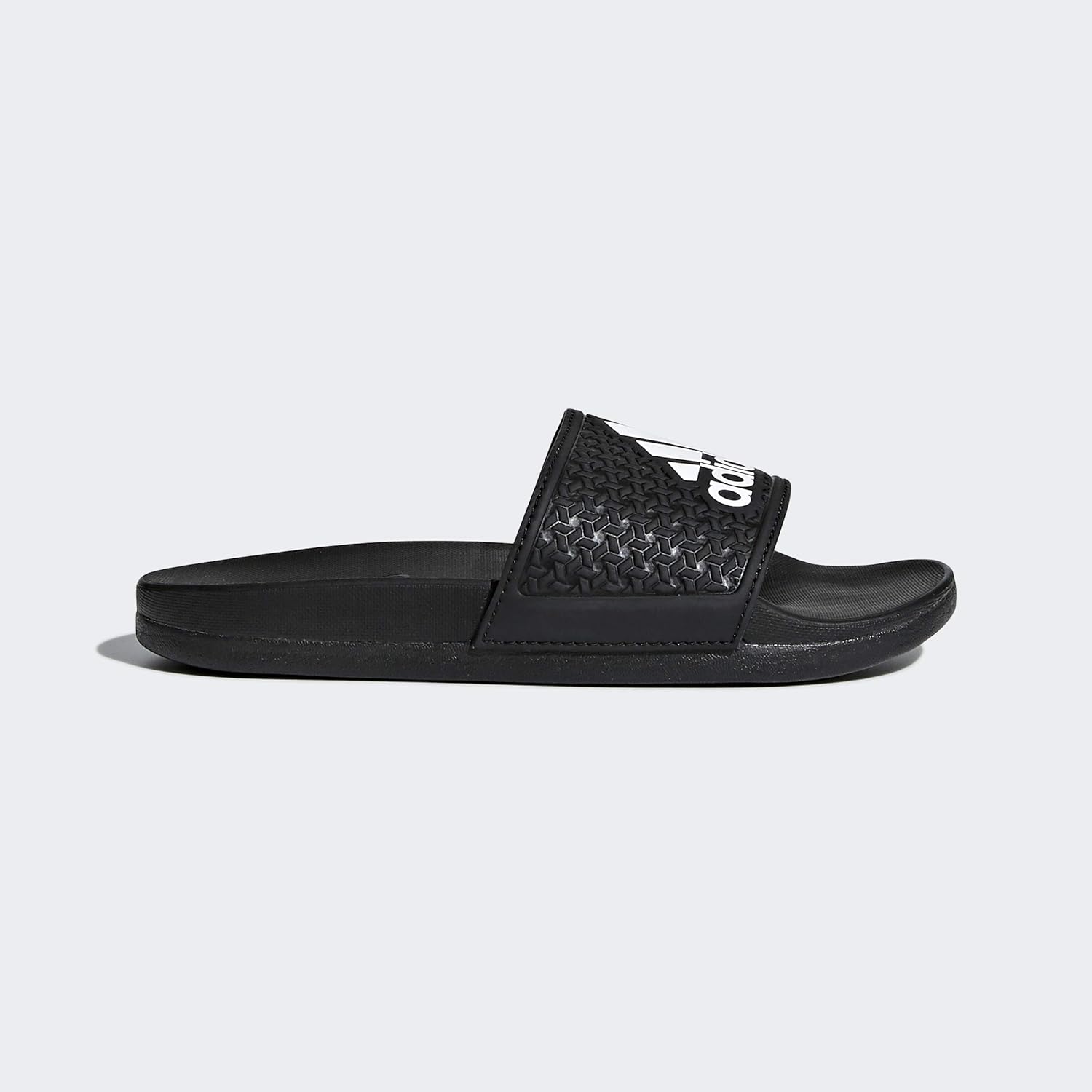 Шлепанцы Adidas Adilette Comfort для мальчиков, белый/черный — фото 2