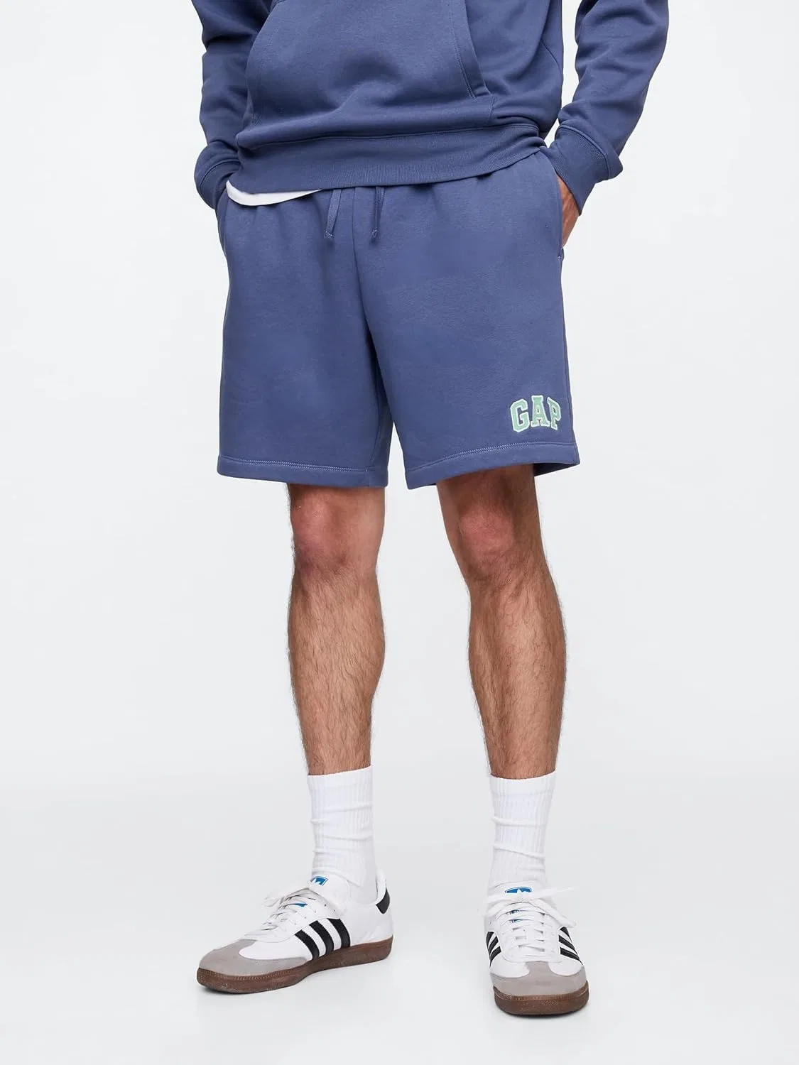 Мужские шорты Gap Heritage Logo, Quiet Blue — фото 3