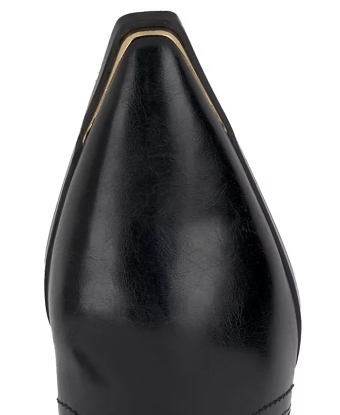 Женские ковбойские сапоги Kenzin Tall Western с пряжкой Jessica Simpson, черный — фото 4