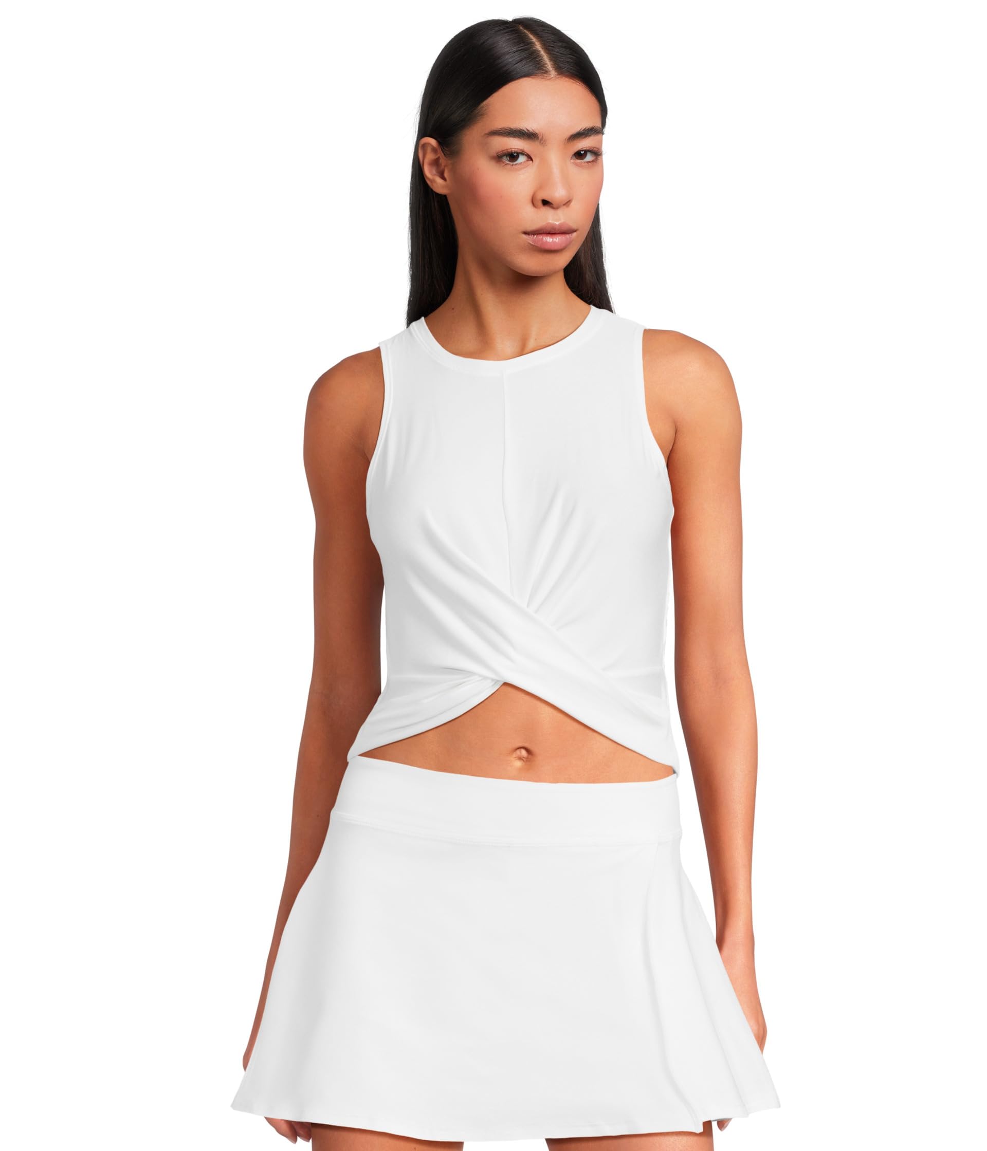 

Топ Beyond Yoga Featherweight Center Stage Cropped Tank, цвет Cloud White