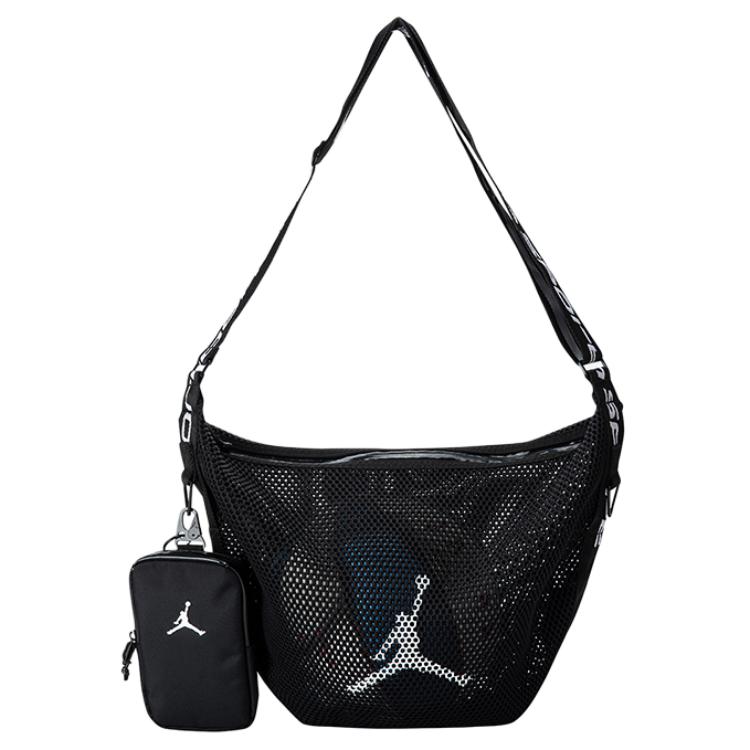 

Полиэстер 2-в-1 HOBO Одноплечевая Кроссбоди Баскетбольная Сумка Regular Unisex Jet Black Jordan