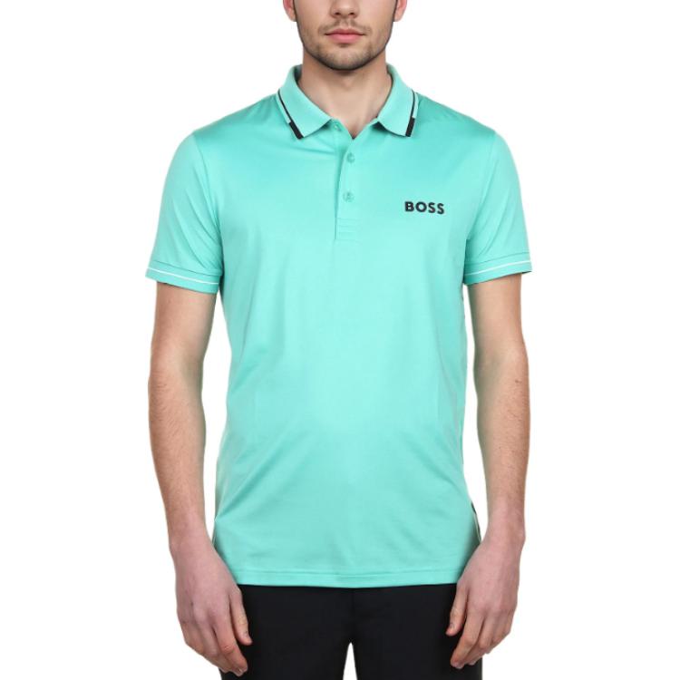 

HUGO BOSS Поло мужское pool blue, Синий, HUGO BOSS Поло мужское pool blue