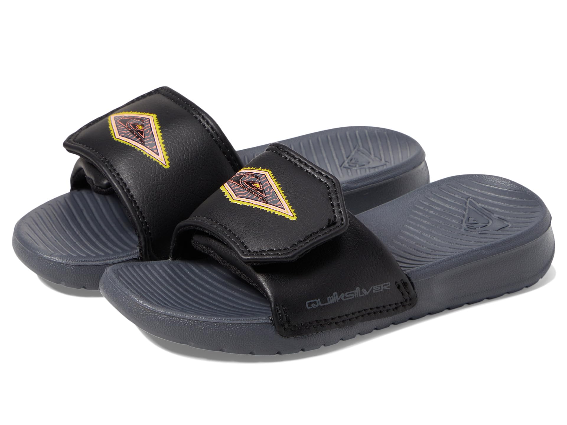 

Сандалии Quiksilver Kids Quiksilver Kids Bright Coast Adjust Slide Sandal, черный