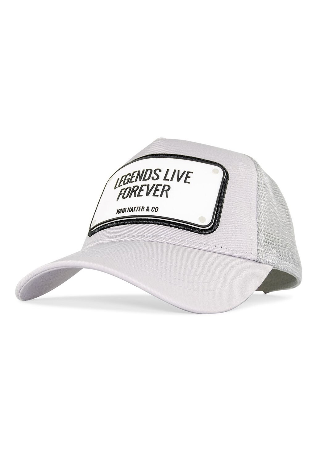 

Бейсболка LEGENDS LIVE FOREVER John Hatter & Co, цвет grey