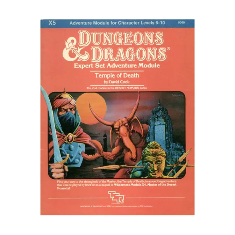 

Модуль Temple of Death (1st Printing), Basic Dungeons & Dragons (Original Edition) - Modules & Adventures - X Series
