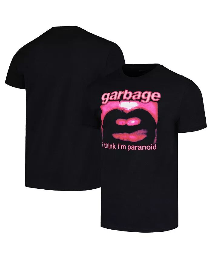 

Мужская черная футболка с принтом Garbage Paranoid Manhead Merch