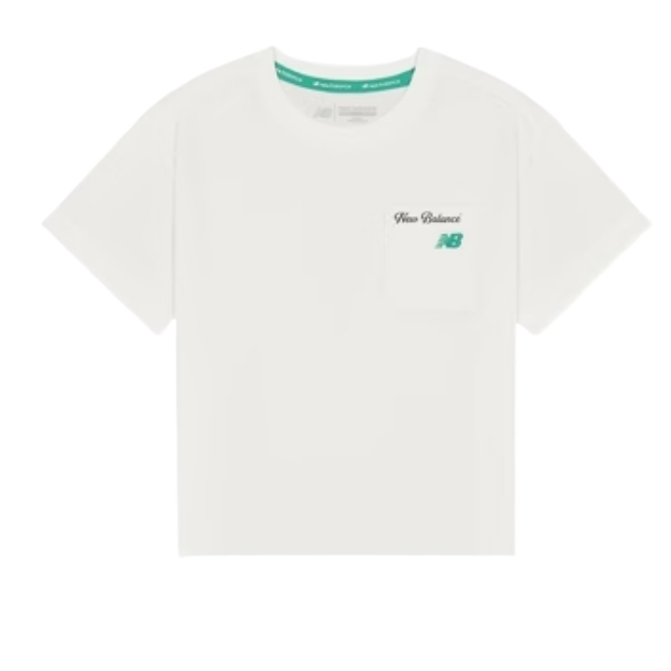 New Balance Повседневный спортивный комплект NB 2 предмета white для детей 3-7 лет — фото 3