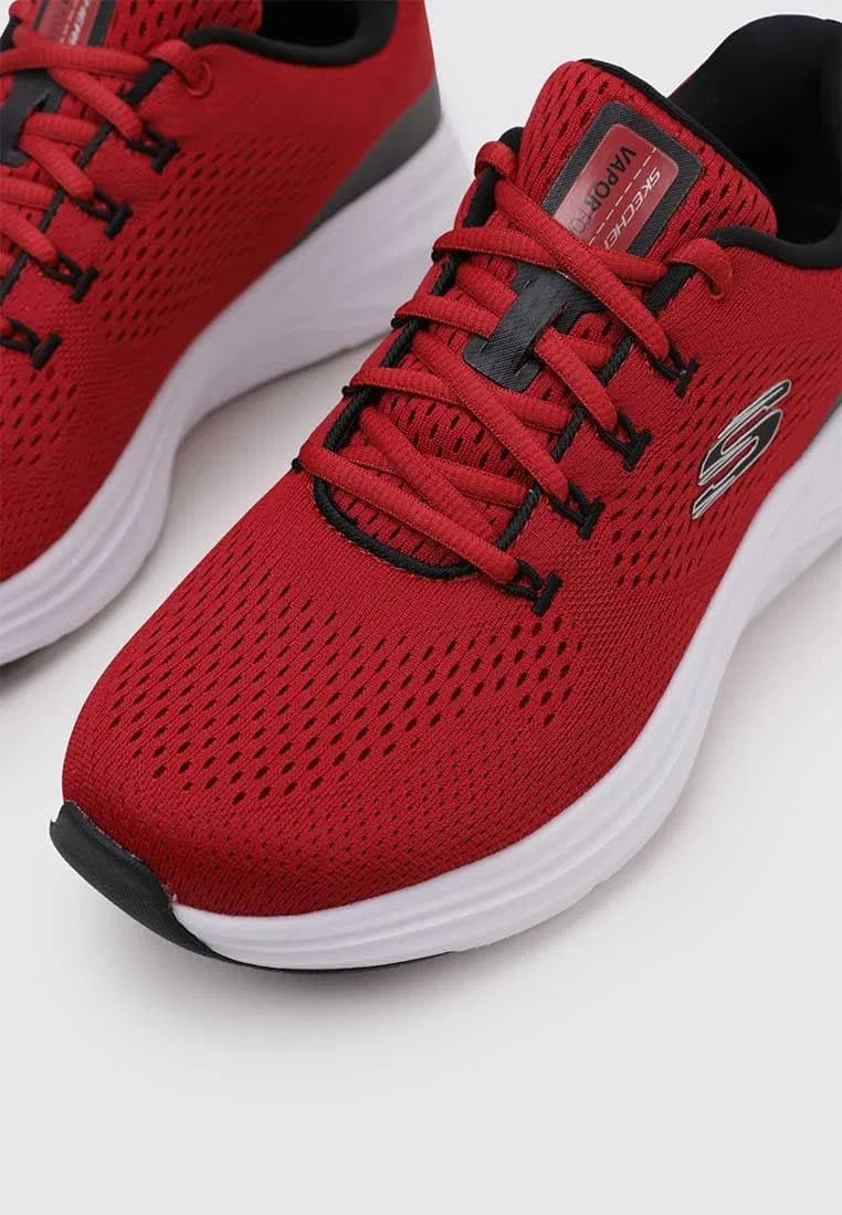 Мужские кроссовки Skechers Vapor Foam, Red Mesh Synthetic Black Trim — фото 4