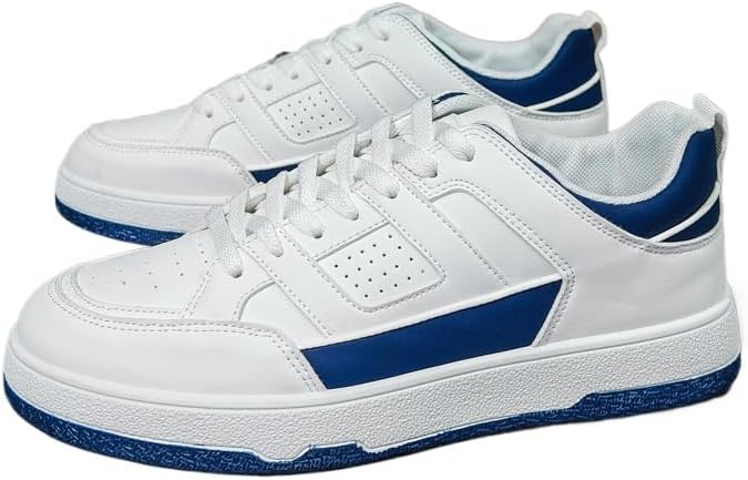 

Мужские кроссовки в корейском стиле, дышащие модные шнурованные обувь для ходьбы, бега, скейтбординга и повседневной одежды Generic, белый