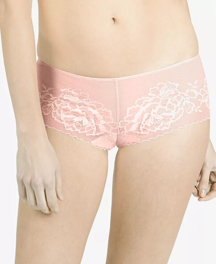 

Прозрачные кружевные трусы Flora 776150 Natori, бежевый