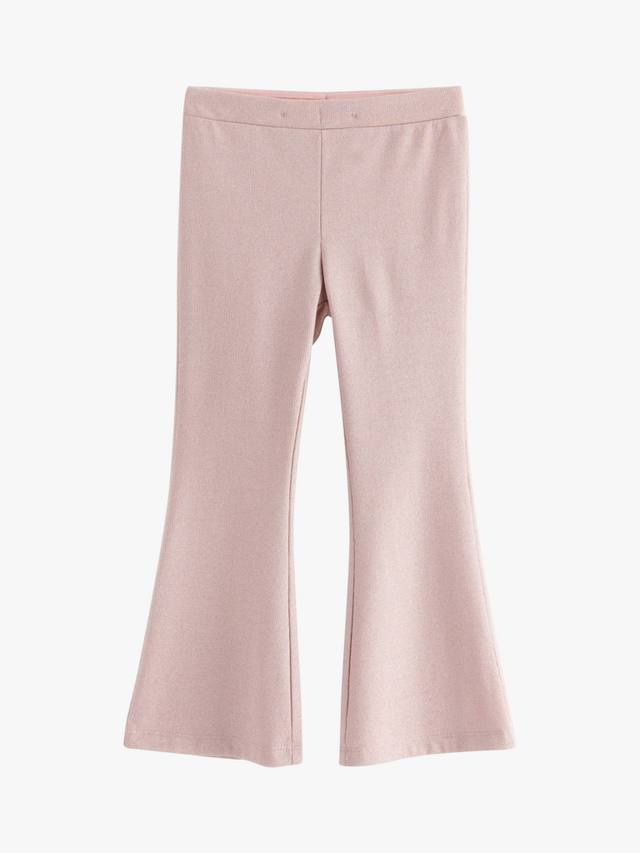 

Детские расклешённые брюки с блёстками из хлопковой смеси Lindex, Light Pink