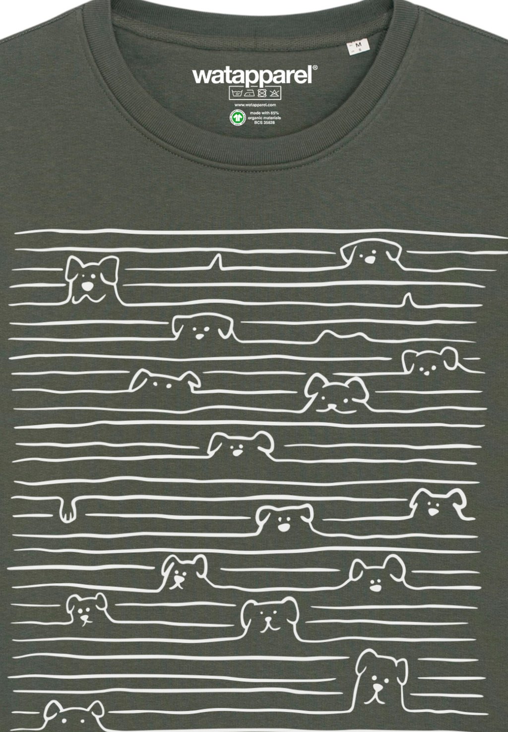

Толстовка DOGS watapparel, хаки