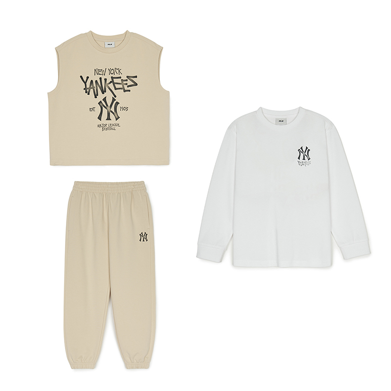 

Комплект Casual Sportswear New York Yankees из 3 предметов, цвет light sand, для детей 3-7 лет MLB KIDS, Light Sand