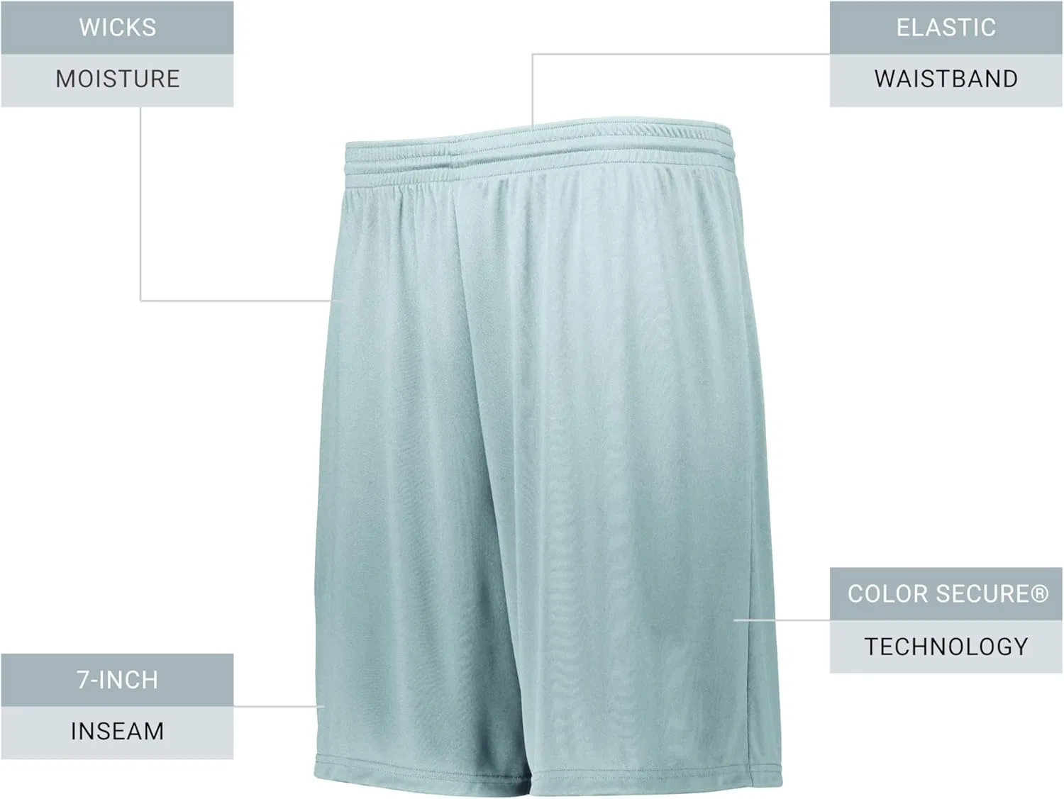 Мужская спортивная одежда Augusta Sportswear 2780, серебро — фото 4