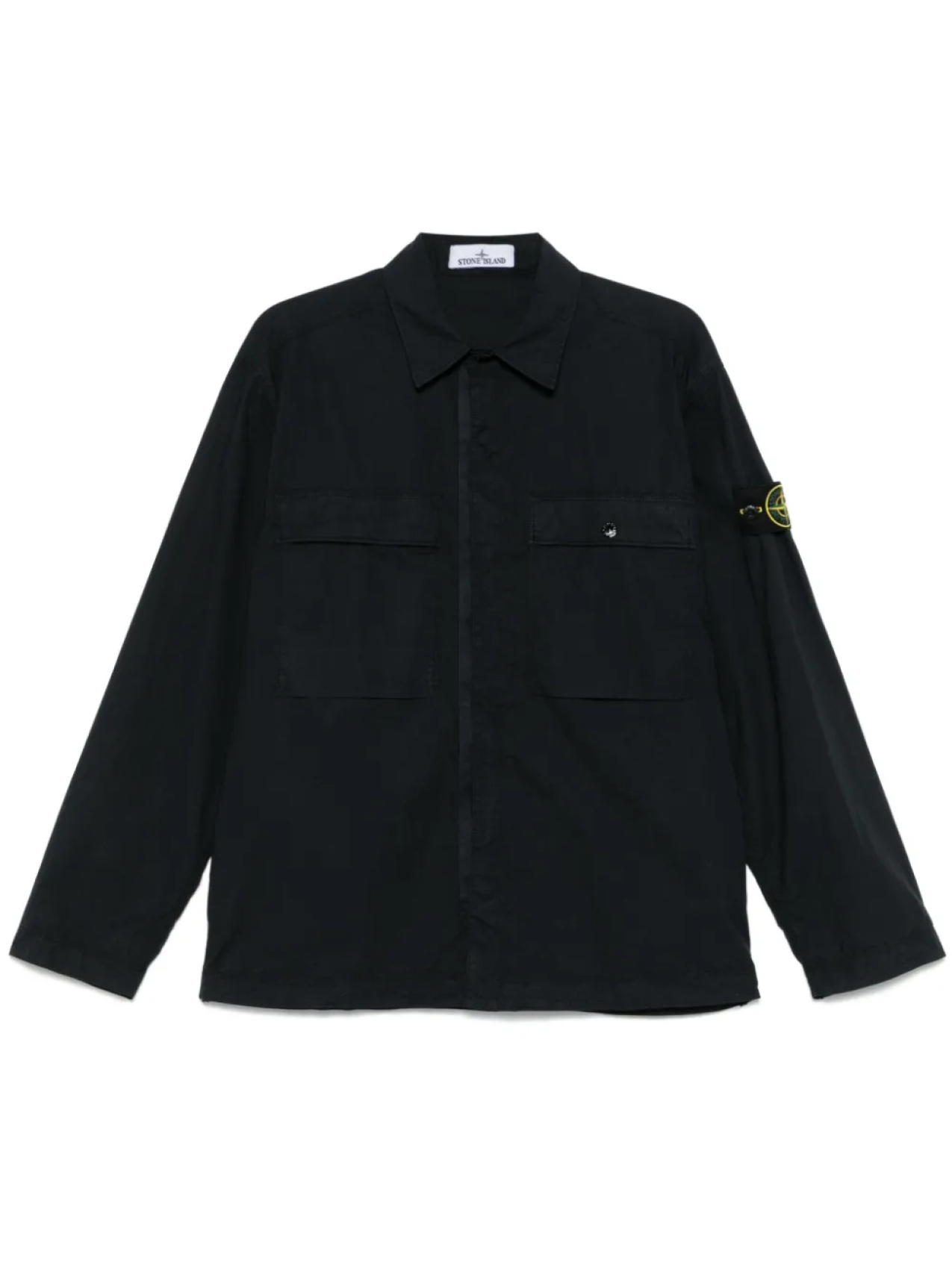 

Футболка с компасом Stone Island, черный