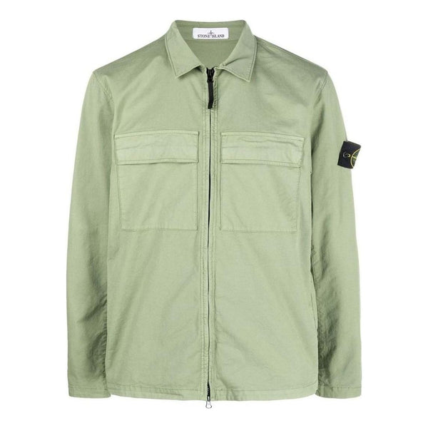 

Рубашка compass logo shirt jacket 'green' Stone Island, зеленый