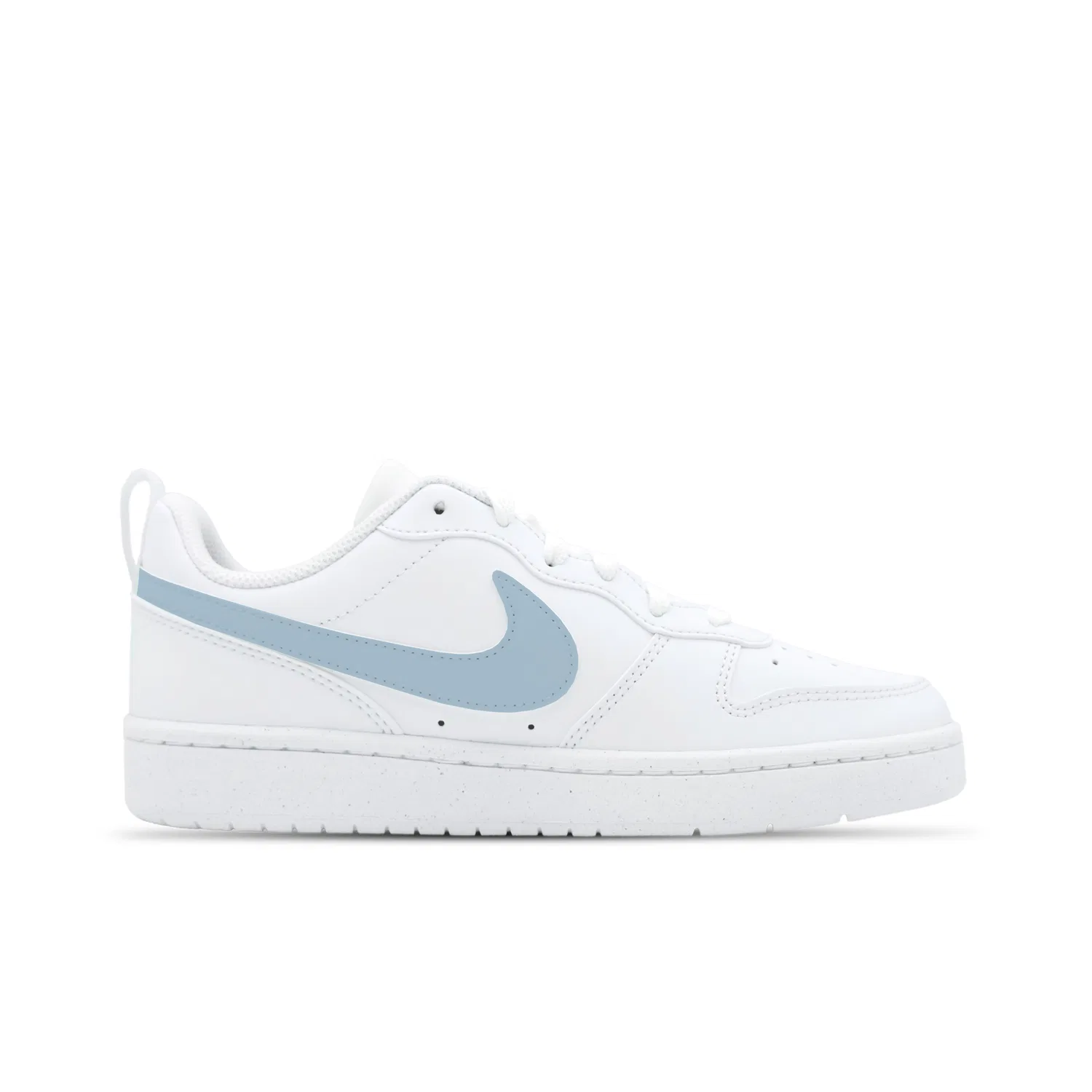 Кроссовки Court Borough 2 Islan, Han Yang Dimension, campus style, good looking, dopamine dressing, girlish look leather Nike, White/Blue — фото 3