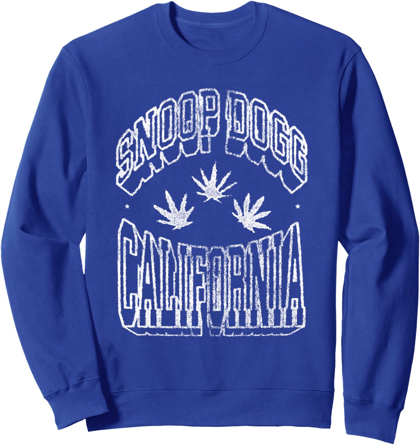 

Официальная толстовка Snoop Dog с изображением листа калифорнийского флага Snoop Dogg, синий