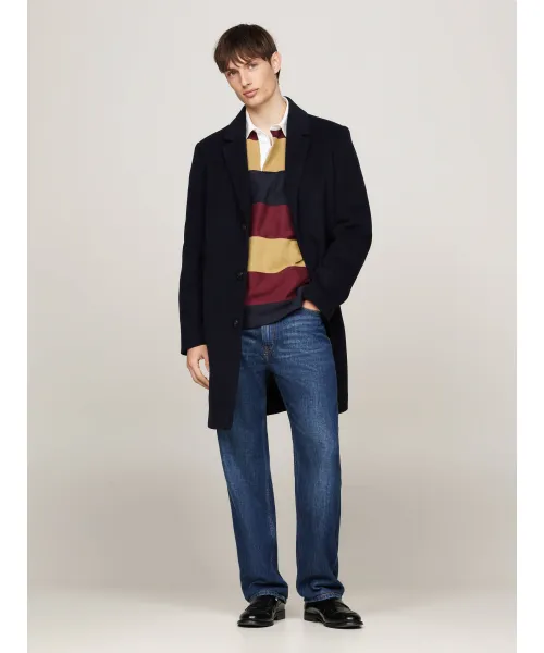 

Шерстяное пальто Tommy Hilfiger, синий