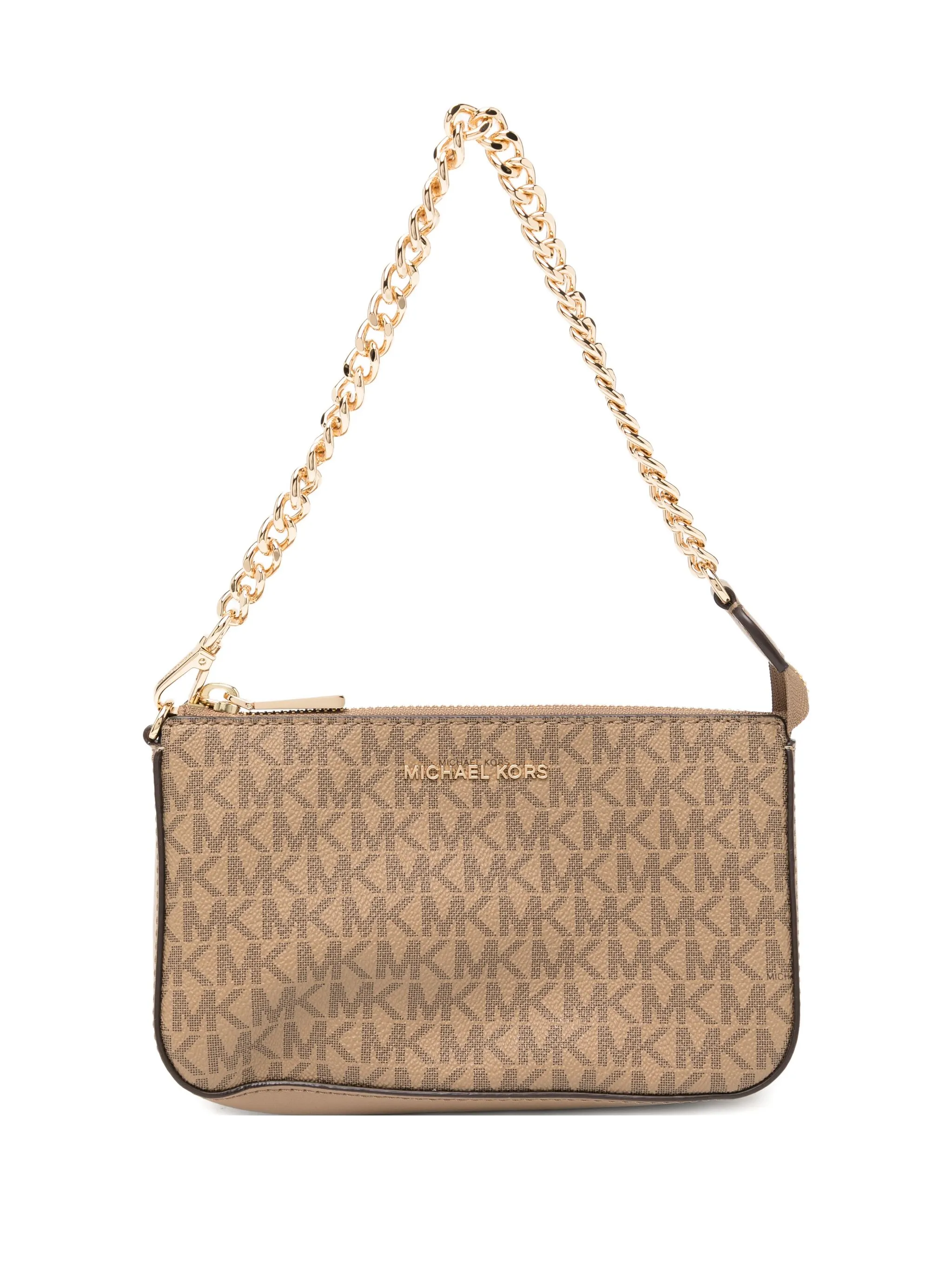 

Мини-сумка с монограммой Michael Kors, коричневый